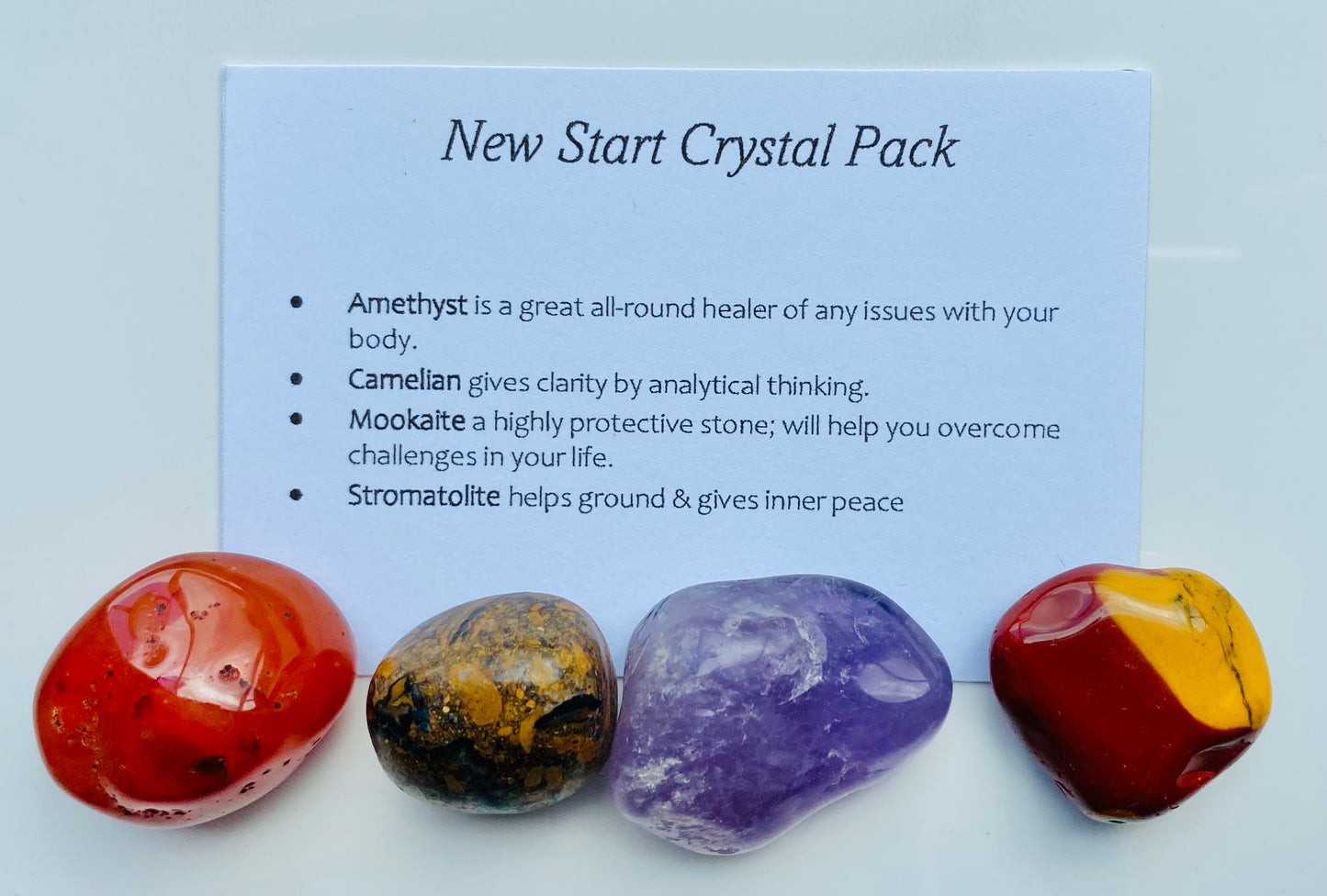 New Start Crystal Healing Care Pack - Free UK Delivery