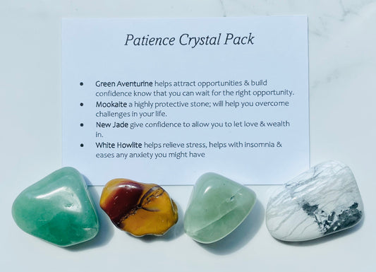 Patience Crystal Healing Care Pack - Free UK Delivery