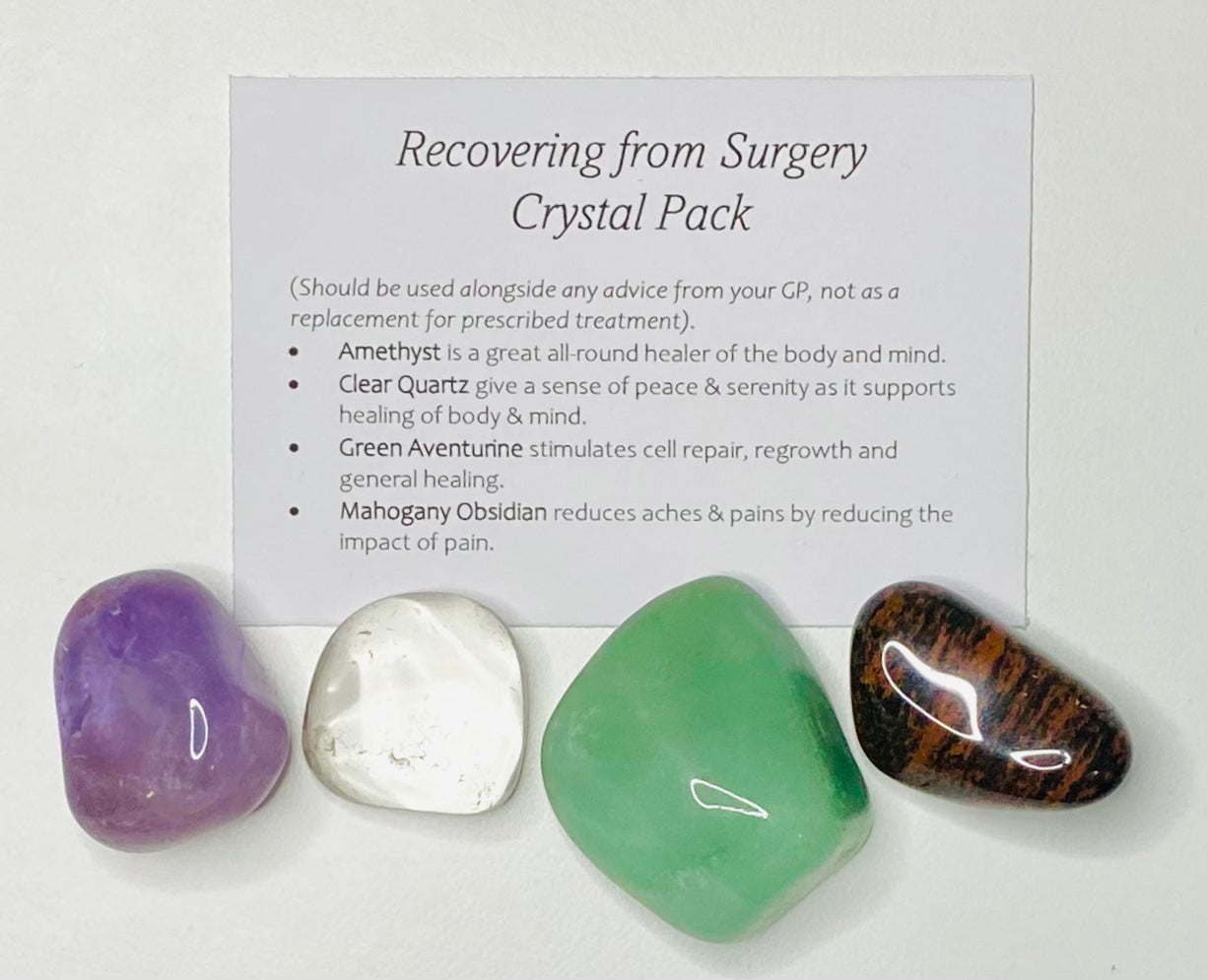 Recovering from surgery Crystal Healing Care Pack - Free UK Delivery