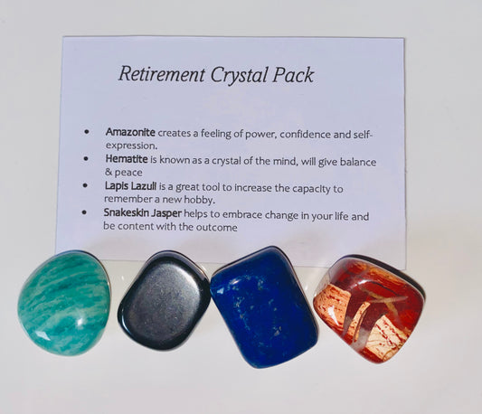 Retirement Crystal Healing Care Pack - Free UK Delivery