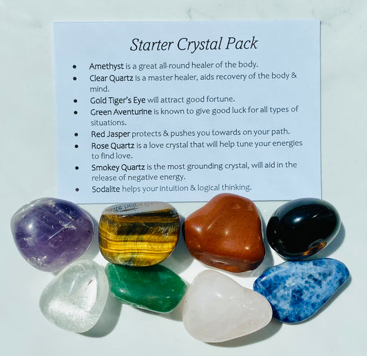 Starter Crystal Healing Care Pack - Free UK Delivery